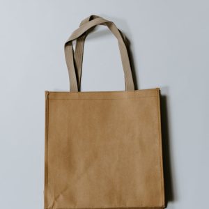 Linen Tote Bag — Natural Tan