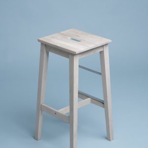 Minimalist Teak Stool & Plant Stand