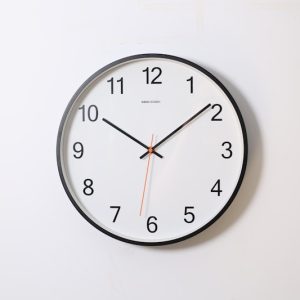 Minimalist Walnut Wall Clock